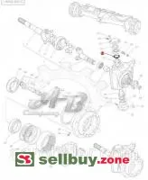 Кольцо 371153X1 трактора Massey Ferguson