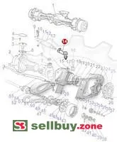 Шаровая 3426660M1 трактора Massey Ferguson