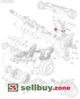 Манжета 3429317M1 трактора Massey Ferguson